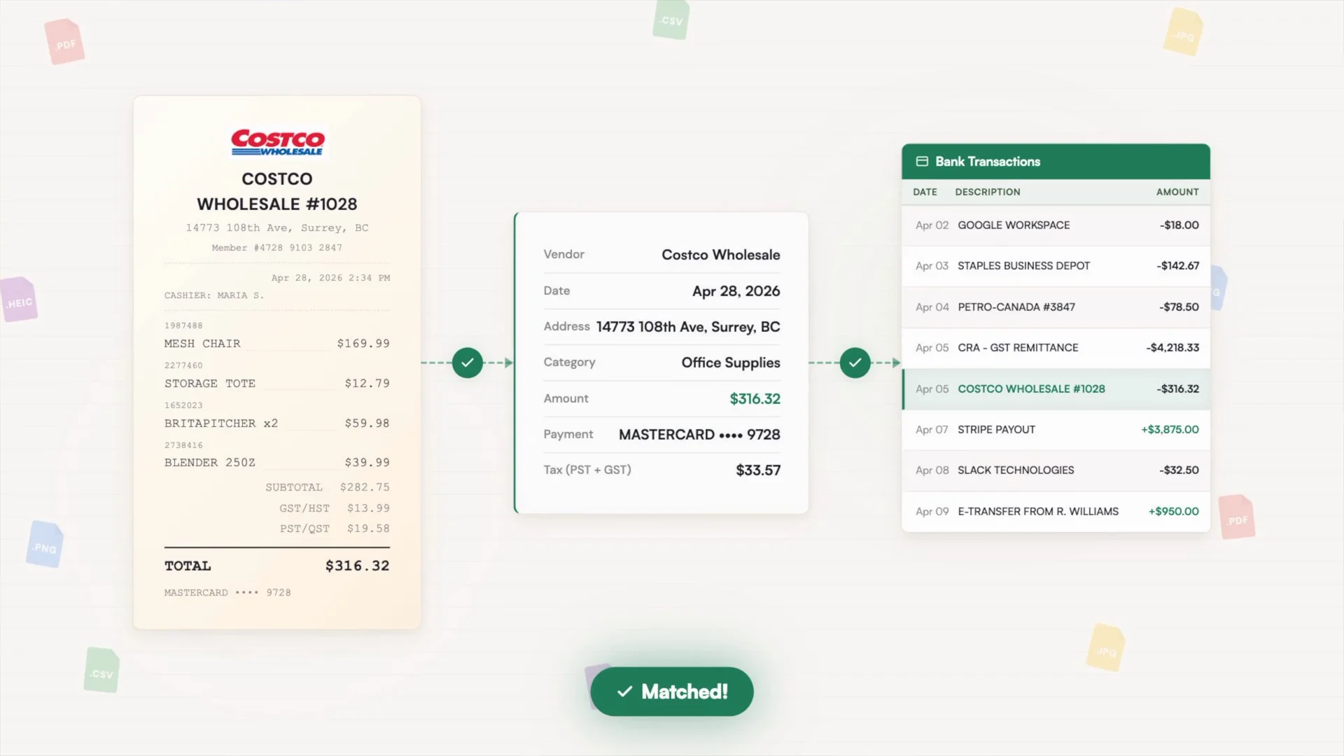 BookKeeper demo preview
